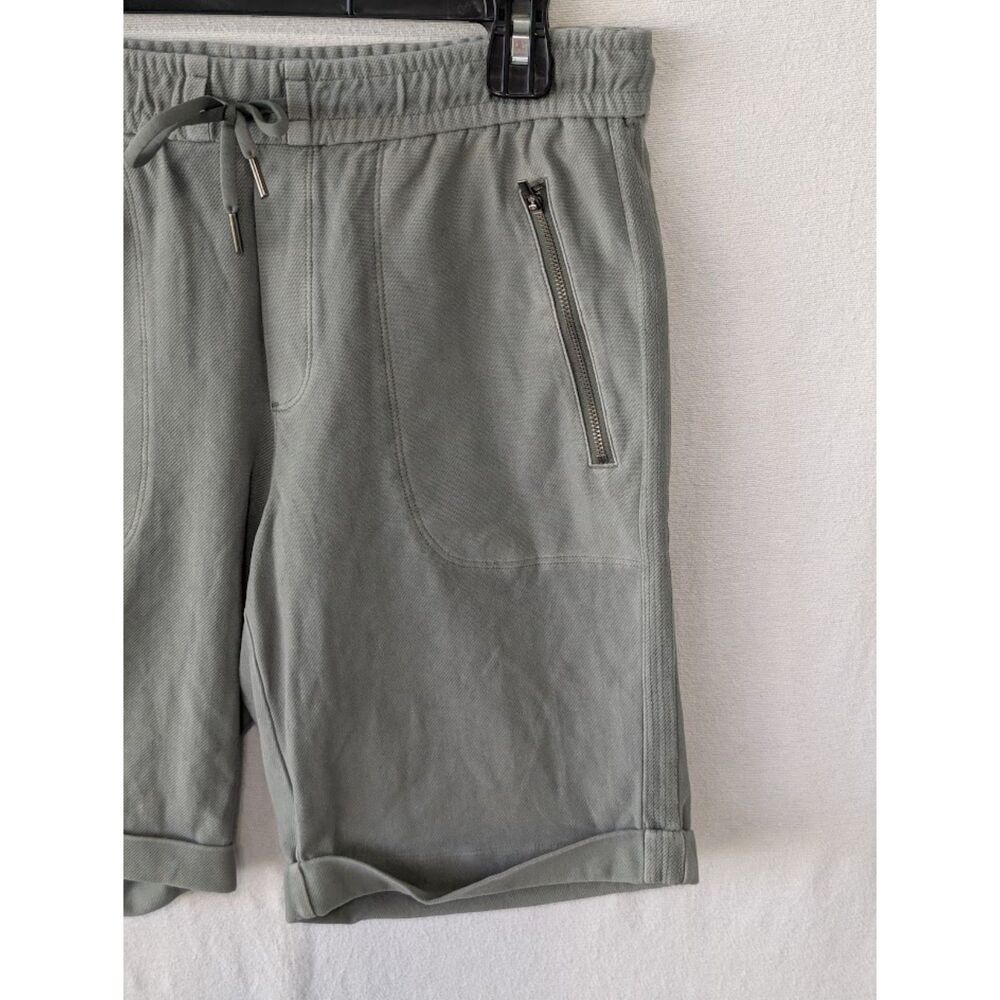 Athleta Farallon 9" Bermuda Shorts w/ Draw String Green Women's Size 4 - Picture 3 of 9